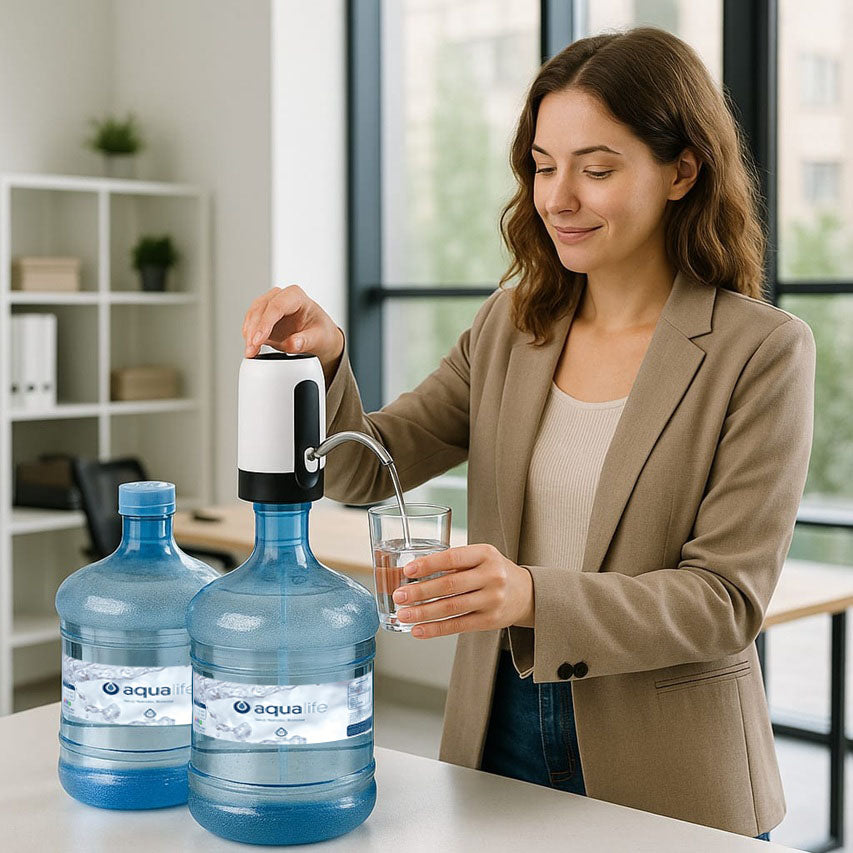 Dispensador USB + 2 Bidones 20lt