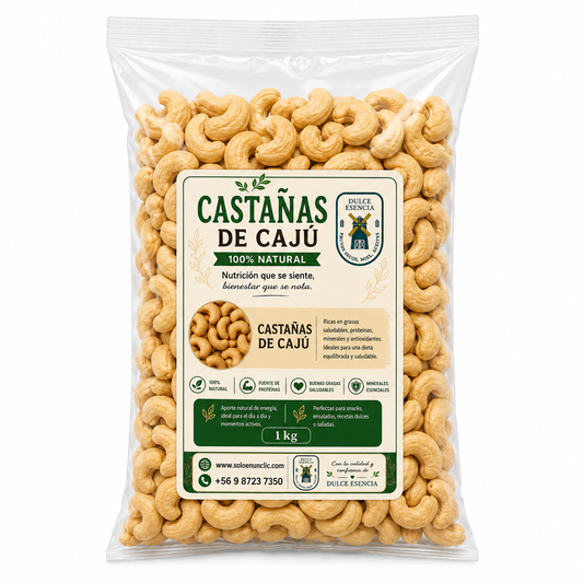 Castañas de Cajú s/sal